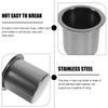 Center Console Tray Sofa Cup Holder Insert Stainless Steel Table