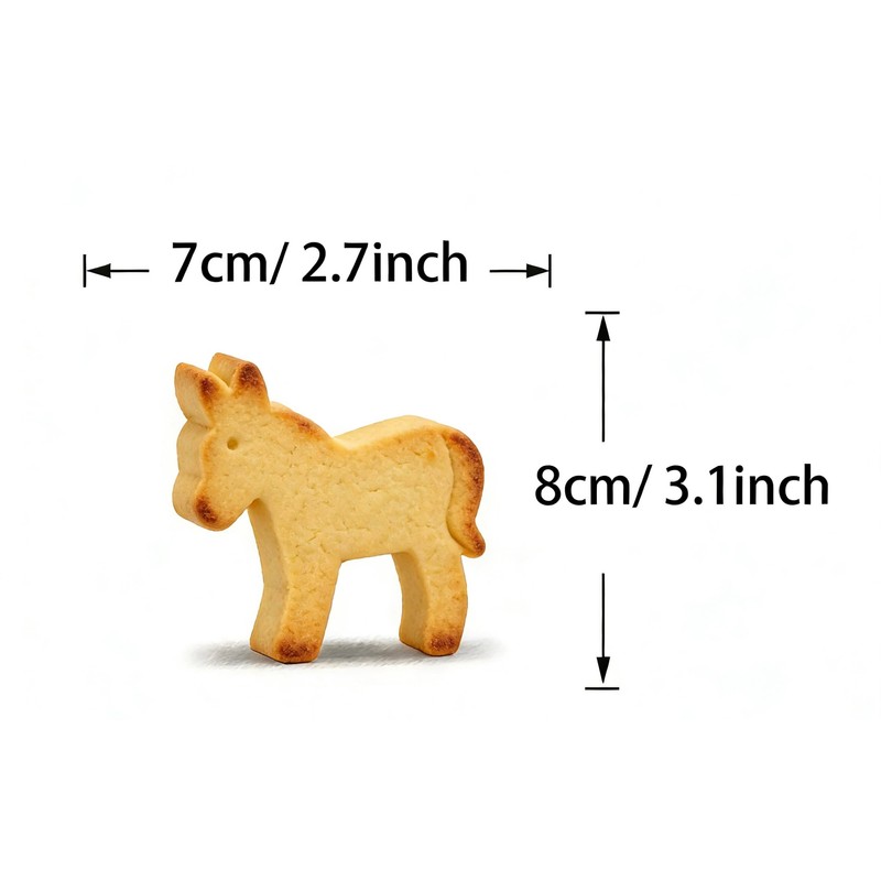 WAVIZJING Donkey Cookie Cutter