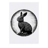 'Rabbit Sitting' Temporary Tattoo - Water Resistant, Skin-Safe, Non-Toxic Transfer