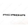 GMC 1PC Gloss Black Door Rear Tailgate Acadia Letter Emblem