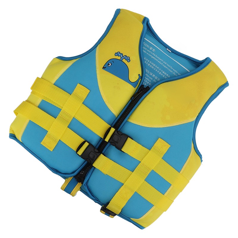 Kids Buoyancy Vest Adjustable Double Belt Design Safe Children Floating