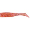DUO Worm Beach Walker Howl Shad 4" Clear Pink Gold