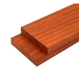Barrington Hardwoods Padauk Lumber Board - 3/4" x 4" (2 Pieces) (3/4" x 4" x 18")