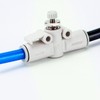 5Pcs Air Flow Control Valve PVC Fast Change Pneumatic Hose