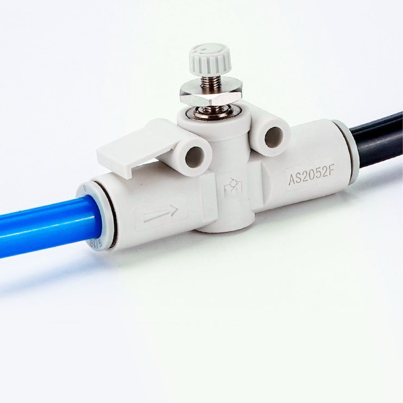 5Pcs Air Flow Control Valve PVC Fast Change Pneumatic Hose