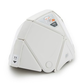 Muji MJ-FH2 44913314 Folding Helmet, White, Width 11.2 x Depth 8.2 x Height 5.9 inches (28.5 x 20.8 x 15 cm)