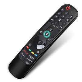 Gvirtue MR22GN Voice Magic Remote Control for LG TV, Replacement for LG Remote Control MR23GA MR22GA MR21GA MR20GA, Compatible with LG 2024-2018 UHD OLED QNED 4K 8K NanoCell Smart TV with Pointer