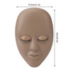 Lash Mannequin Head Reusable Soft Rubber 3D Effects Replaced Eyelids