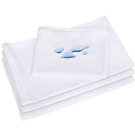 Utopia Bedding Waterproof Cushion Covers 40 x 80 cm - Pack of 4 - Pillow Protectors with Zip - Anti-Bed Beetle Pillowcases