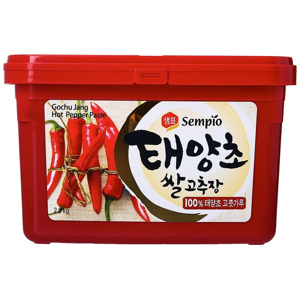 Sempio Vegan Gochujang, Hot Pepper Paste (Korean Chili Paste)_6.1lbs (2.8KG)_All Purpose