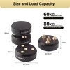Preffair Audio Isolation Feet Stand Spikes Protector Mat Non-Slip Base