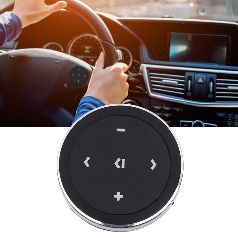 Button Bluetooth Remote Control Kit for IOS for Android Black