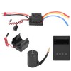 3650 4300KV Brushless Motor 60A ESC Program Card Motor Heat