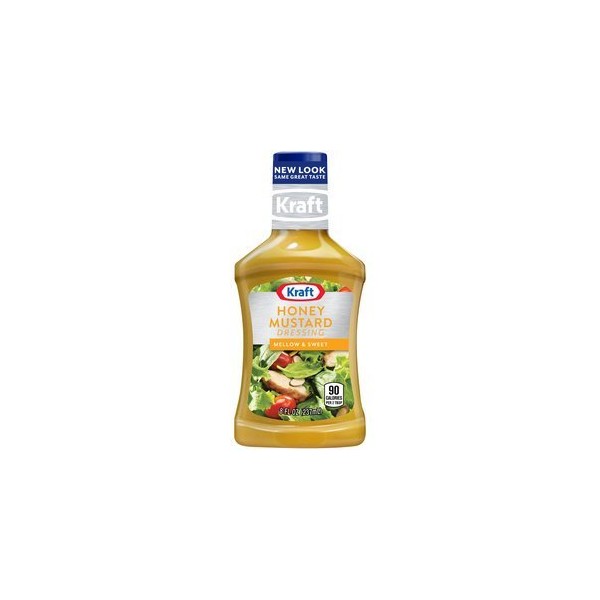 Kraft, Honey Mustard Dressing, 16oz Bottle (Pack of 3)