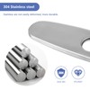 Escutcheon Plate, Brushed Nickel Faucet Hole Cover Stainless Steel deck