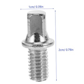 BESPORTBLE 10pcs Drum Key Bolts for Snare Drum Durable Plated Screws Precision Fit Percussion Accessories for Pedal Shaft Easy Installation and Transport