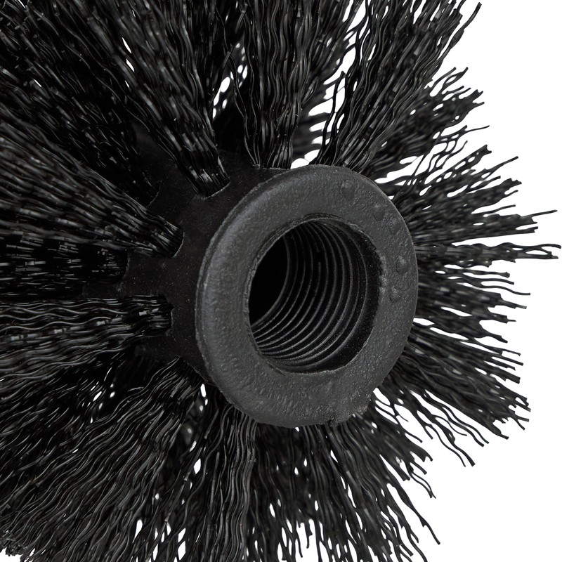Relaxdays Toilet Brushes, 80% plastic 20% stainless steel, Black, 35