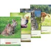 Brunnen 104681502 Homework Book (A5, 24 Sheets, 4 Animal Motifs)