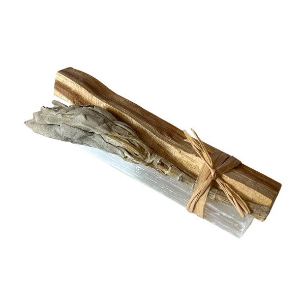VIE Mini Smudge Cluster, White Sage with Palo Santo and