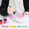 Singhoow 20 Set Airbrush Siphon Bottles 30cc Jars Plastic Paint