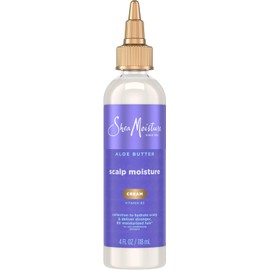SHEA MOISTURE Crema Hidratante para Cuero Cabelludo y Pelo con Aloe, Vitamina B3 y Aloe Butter, 4 oz, Color Púrpura