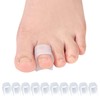 10 Pcs Hammer Toes Corrector Toe Splints, Gel Toe Straighteners