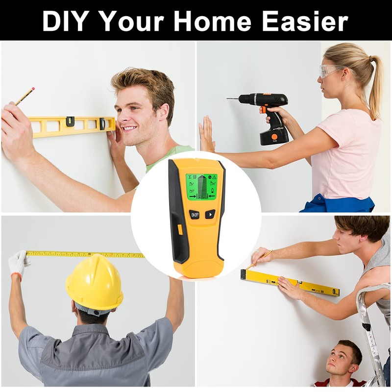 Stud Finder, 5 in 1 Wall Scanner - Stud Detector/Live