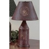 Park Designs Punched Revere Lamp 19" Red