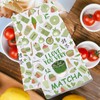 JNIAP Matcha Tea Towel Matcha Lover Gifts Matcha Green Tea