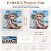 DPDAKIT Diamond Painting Kits, Dog and Girl 5D Special Shape