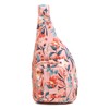Vera Bradley Ripstop Sling Backpack, Paradise Bright Coral
