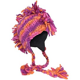Gheri Men's Woolen Fringes Mohawk HandKnit Hat B