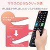 Elecom ERC-TV02XBK-HI TV Remote Control Hitachi for Wooo [Easy Remote
