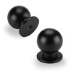 goldenwarm 20 Pack Kitchen Cabinet Knobs Black Drawer Knobs -