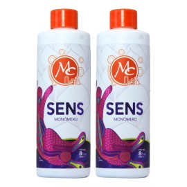 Mc Nails Pack De 2 Monómeros De 8 Oz Sens, Uñas Acrílicas. Mc Nails