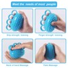 HSAJS Finger Exerciser,Strength Trainer Hand Exercise Stress Relief Balls for