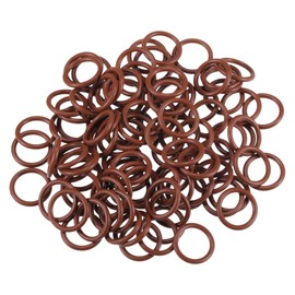INFINAUTO O Ring Seal Gasket, 12mm ID x 2mm CS for Cars Trucks SUVs Trailers Orings Seal Washer Replacement Automotive Faucet Repair Brown, 100 Pcs