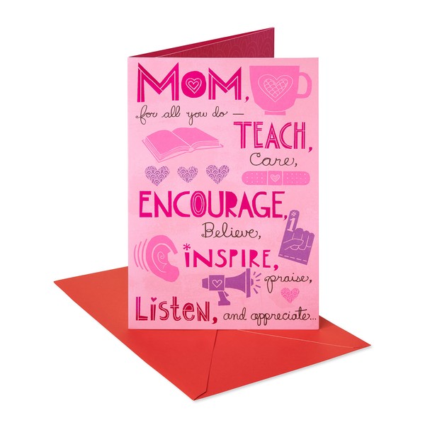 American Greetings Valentines Day Card for Mom (Great Big Thanks)