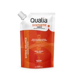 Qualia Synthetic Fabric Dye, Easy to Use, Perfect for Synthetic Fabrics: Polyester, Spandex, Nylon, and More, Ultra-Concentrated Colors for Vibrant Results, Citric Orange, 1 Pack