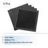 QUARKZMAN 5 Stück PC-Staubfilter, 120mmx120mm PVC Computer-Gehäuse-Kühler Staubschutz-Mesh-Abdeckung Lüftergitter für