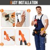 KETEBAIYI Chainsaw Hanger, Heavy Duty Chain Saw Stand 3-in-1 Wall