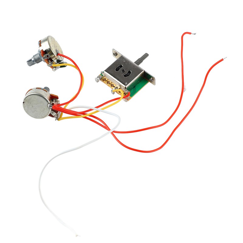 3 Pickup Guitar Wiring Harness 3 Way Switch A500K B500K