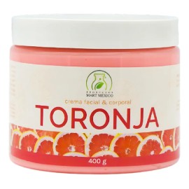 Crema Facial Corporal Productos Mart Mexico Toronja Hidratante 400g Todo Tipo Piel Noche