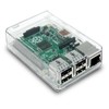 sb components Premium Transparent Closed Case for Raspberry Pi 2