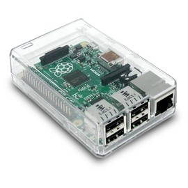 sb components Premium Transparent Closed Case for Raspberry Pi 2 Model B Good for Xbmc Users