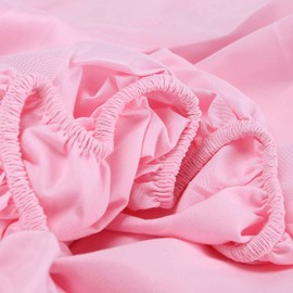 1pcs Massage Bed Cover,Bed Sheet Massage-Table/Beauty Couch Cover for Massage Tables Bed Treatment Protection,Waterproof,Oil Resistant for 70cm or Less Massage Bed (Pink)