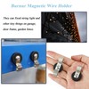 Heavy Duty Magnetic Cable Holder Clips, Anti-Scratch Magnetic Cord Organizer,
