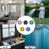 10pcs Shower Flow Restrictors, Plastic GPM 1.5/1.8/2.0/2.5/3.0 Water Saver Shower