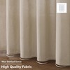 OWENIE Colin Linen Shower Curtain 72 Inch, Soft Cotton Cloth