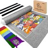 Nariolar Puzzle Mat with 6 Colourful Felt Sorting Trays -